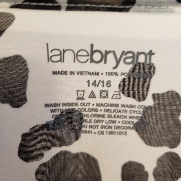 LANE BRYANT CHIFFON TOP WITH CAMI NWT - Picture 10 of 10